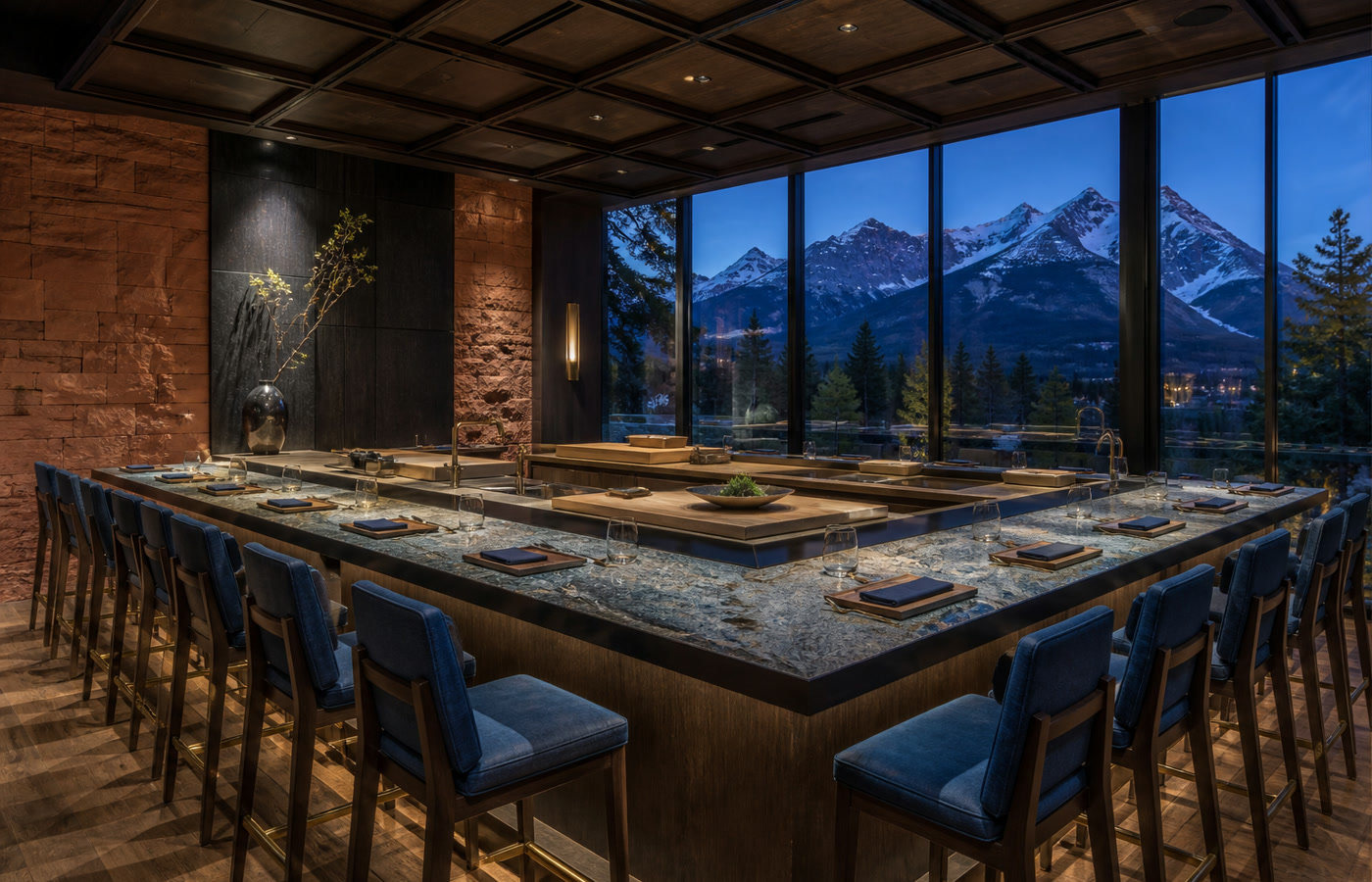 Alpine Grill, a dining venue at Bull Street Mergers casino hotel