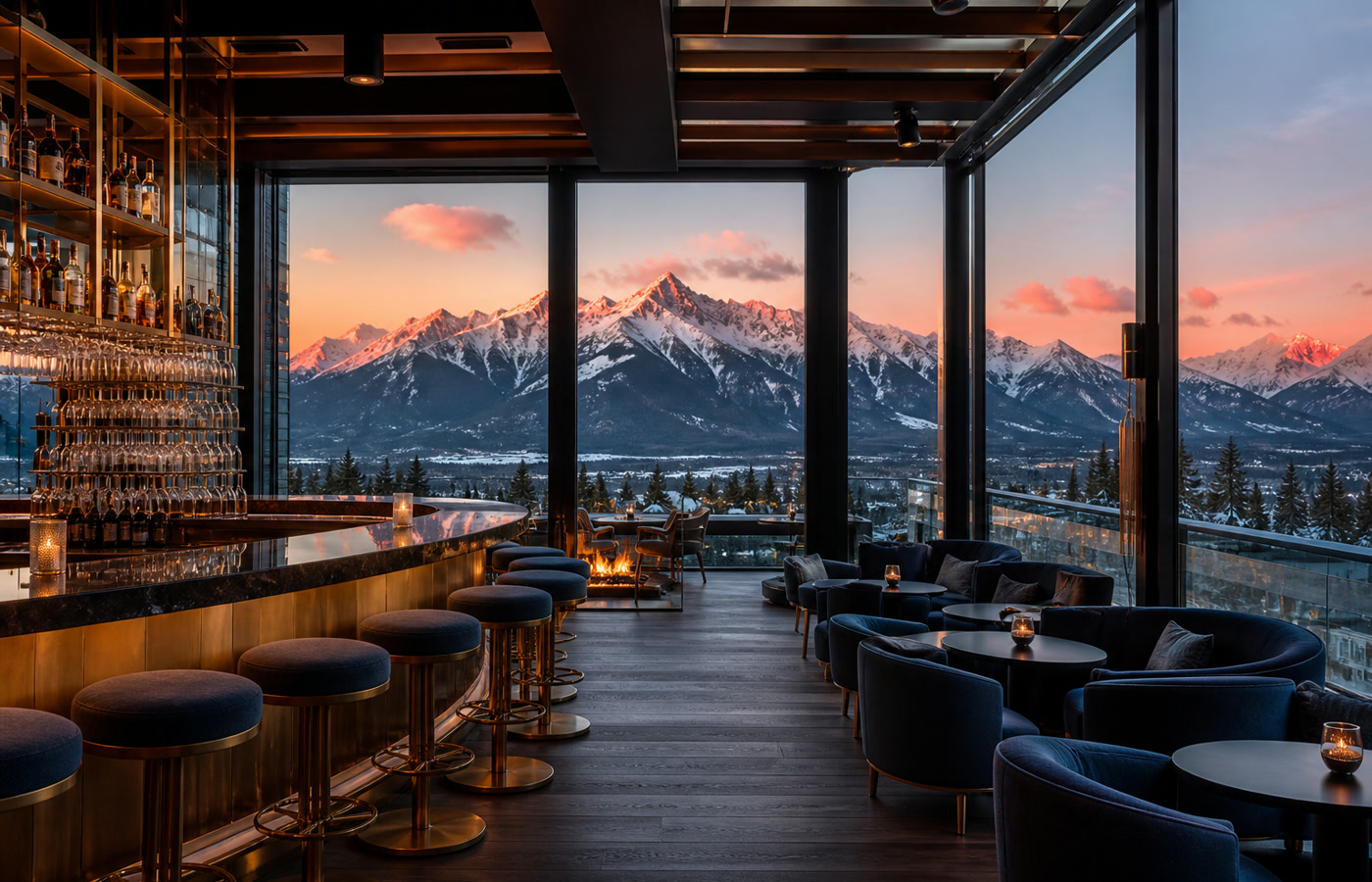 Skyline Terrace, a dining venue at Bull Street Mergers casino hotel