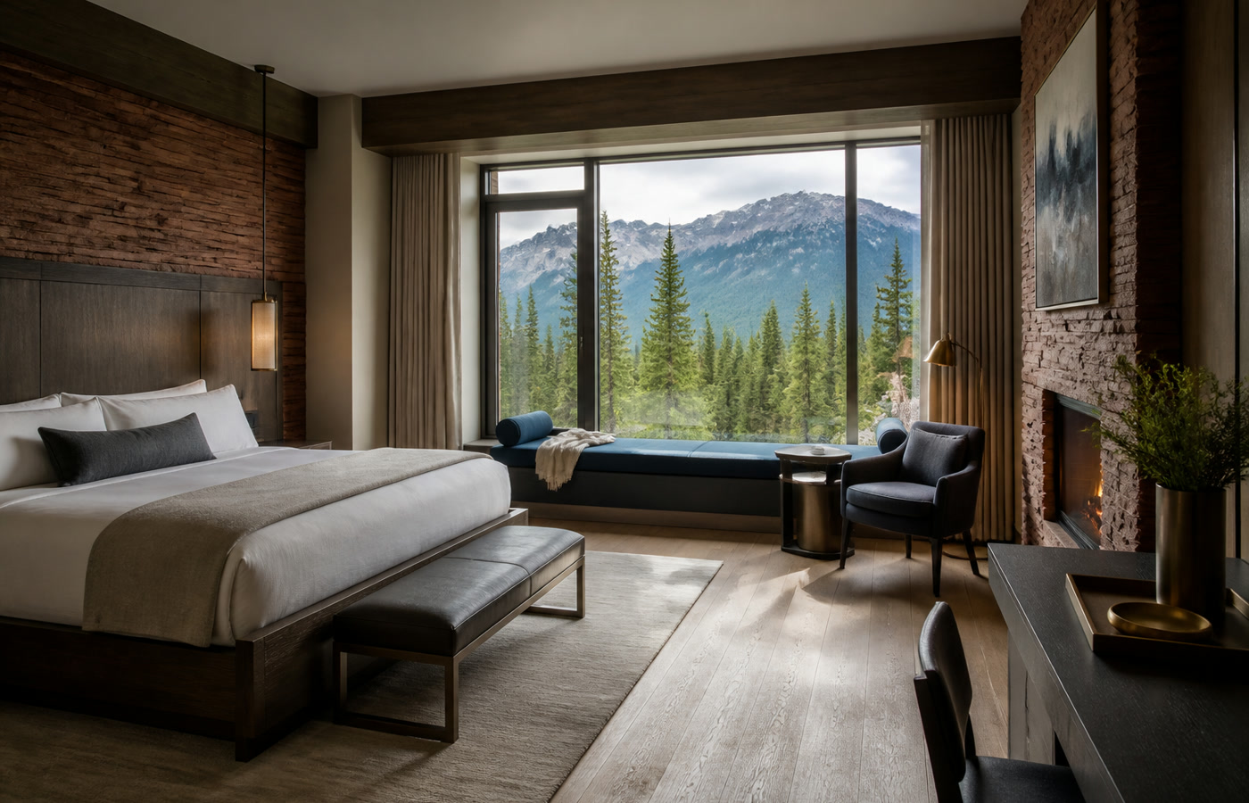 Three Sisters View Room at Bull Street Mergers casino hotel