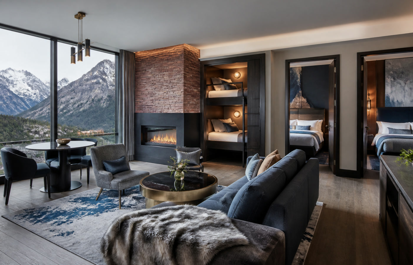 Alpine Summit Suite at Bull Street Mergers casino hotel