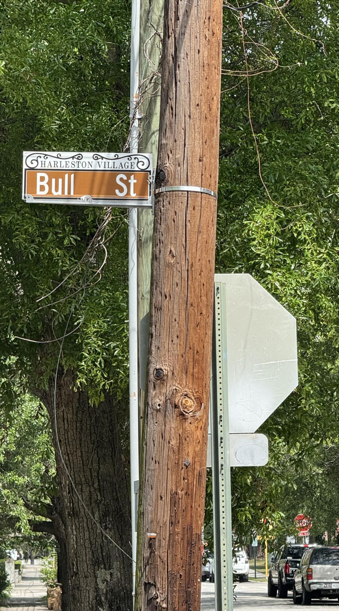 Bull St Street sign